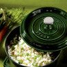 Χυτοσίδηρη κατσαρόλα Staub La Cocotte 40509-361-0, 6,7 λ, 28 εκ, -20 °C έως 260 °C, Σμάλτο, Καπάκι με αντιολισθητική επιφάνεια, Για επαγωγικές εστίες, Πράσινο