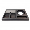 Ceainic electric cu organizator Oliver Voltz OV51230Y, 1200 W, 1 litru, Rotire la 360°, Inox/Negru