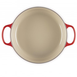 Le Creuset Cast Iron Roasting Pan 21179300602430, 30 cm, 6.2 L, Tight-fitting lid to lock in flavors, Oven-safe up to 260°C, Induction-compatible, Red