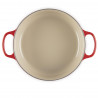 Le Creuset Cast Iron Roasting Pan 21179300602430, 30 cm, 6.2 L, Tight-fitting lid to lock in flavors, Oven-safe up to 260°C, Induction-compatible, Red