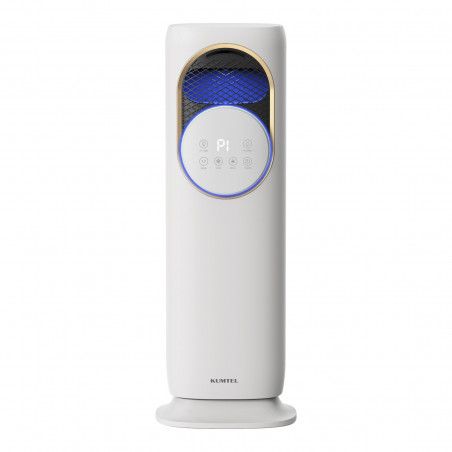 Kumtel HF-310 Heating, Cooling, and Humidifying System, 1800W, 15–20 m², 3 L, Touch Controls, Remote Control, LED Display, Ionization, White/Gold