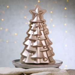 Dr. Oetker Christmas Tree Baking Pan 1392, 1 L, Made in Germany, Up to 230°C, 3D, Champagne