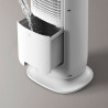 Aparat de incalzire, racire si umidificare Kumtel HF-310, 1800 W, 15-20 m², 3 l, Comanda tactila, Telecomanda, Afisaj LED, Ionizare, Alb/Auriu