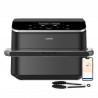 Cosori Dual Blaze TwinFry CAF-TF102S-AEUR Double Hot Air Fryer, 10 L, 6 Programs, 35–240 C, Timer, ThermoIQ, Synchronized Cooking and Shut-Off, Black/Silver