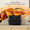 Cosori Dual Blaze TwinFry CAF-TF102S-AEUR Double Hot Air Fryer, 10 L, 6 Programs, 35–240 C, Timer, ThermoIQ, Synchronized Cooking and Shut-Off, Black/Silver