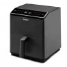 Фритюрник с горещ въздух Cosori Dual Blaze Pro CAF-P681S, 1700 W, 6.4 л, 12 програми, 360 ThermoIQ, Двойни нагреватели, Керамично покритие без PFAS, Черен