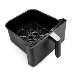 Cosori Dual Blaze Pro CAF-P681S forró levegős sütő, 1700 W, 6,4 l, 12 program, 360 ThermoIQ, kettős fűtőelemek, PFAS-mentes kerámia bevonat, fekete