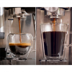Ninja Luxe Café Mini ES352EU 2-in-1 Coffee Machine, 1650W, 9 bar, 250 g, 1.3 L, Barista Assist, 3 foam settings, 6 espresso options, stainless steel