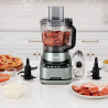 Ninja PrecisionPro BZ651EU Food Processor, 850W, 2.1 L, 4 Manual Functions, 4 Auto-iQ Automatic Programs, Reversible Slicing/Grating Disc, Black