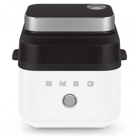 Φριτέζα θερμού αέρα Smeg Collezione AFC01WHMAU, 1450 W, 7,3 λίτρα, 40-200 °C, 7 προγράμματα, Διπλή λειτουργία, Έλεγχος μέσω οθόνης αφής, Χρονοδιακόπτης, LED, Λευκό