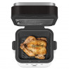 Friteuza cu aer cald Smeg Collezione AFC01WHMAU, 1450 W, 7,3 l, 40-200 °C, 7 programe, Mod dublu, Comandă tactila, Timer, LED, Alb