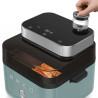 Фритюрник с горещ въздух Smeg Collezione AFC01EGMAU, 1450W, 7.3 л, 40-200°C, 7 програми, Двоен режим, Сензорно управление, Таймер, LED, Зелен