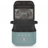 Φριτέζα θερμού αέρα Smeg Collezione AFC01EGMAU, 1450 W, 7,3 λίτρα, 40-200 °C, 7 προγράμματα, Διπλή λειτουργία, Έλεγχος μέσω οθόνης αφής, Χρονοδιακόπτης, LED, Πράσινο