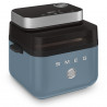 Фритюрник с горещ въздух Smeg Collezione AFC01SBMAU, 1450W, 7.3 л, 40-200°C, 7 програми, Двоен режим, Сензорно управление, Таймер, LED, Син