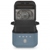 Friteuza cu aer cald Smeg Collezione AFC01SBMAU, 1450 W, 7,3 l, 40-200°C, 7 programe, Mod dublu, Comandă tactila, Timer, LED, Albastru