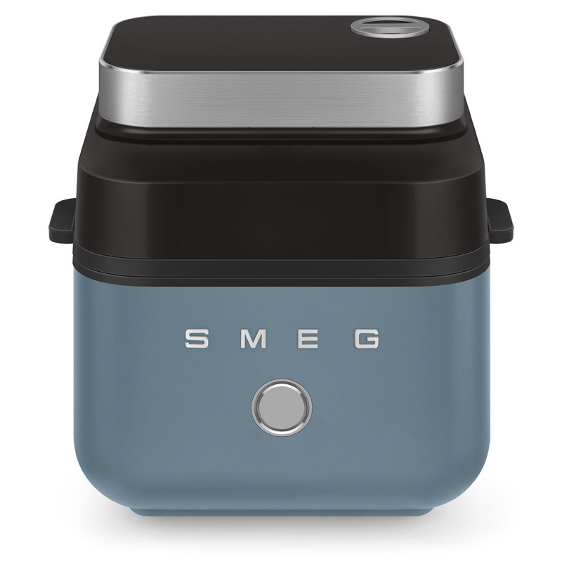 Smeg Collezione AFC01SBMAU Hot Air Fryer, 1450 W, 7.3 L, 40–200°C, 7 Programs, Dual Mode, Touch Controls, Timer, LED, Blue