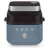 Фритюрник с горещ въздух Smeg Collezione AFC01SBMAU, 1450W, 7.3 л, 40-200°C, 7 програми, Двоен режим, Сензорно управление, Таймер, LED, Син
