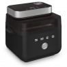 Smeg Collezione AFC01BLMAU forró levegős sütő, 1450 W, 7,3 l, 40–200 °C, 7 program, kettős üzemmód, érintőképernyős vezérlés, időzítő, LED, fekete