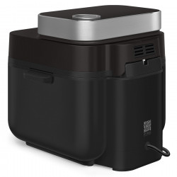 Фритюрник с горещ въздух Smeg Collezione AFC01BLMAU, 1450W, 7.3 л, 40-200°C, 7 програми, Двоен режим, Сензорно управление, Таймер, LED, Черен