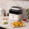 Smeg Collezione AFC01WHMAU Hot Air Fryer, 1450 W, 7.3 L, 40–200°C, 7 Programs, Dual Mode, Touch Controls, Timer, LED, White