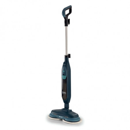 Ατμοκαθαριστής Ariete Dual Steam Scrub 4178/00 με περιστρεφόμενη σφουγγαρίστρα, 1200 W, 0,4 λίτρα, Αξεσουάρ, Μπλε