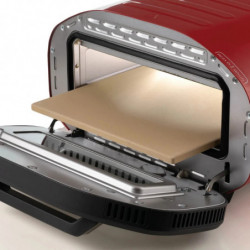 Ariete Da Gennaro 3901/00 Electric Pizza Oven, 2200W, 430°C, 3 settings, Stone Plate, Timer, Red
