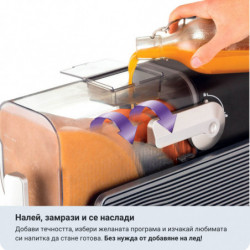 Ariete MySlush & IceCream 0655/00 jégkrém- és jégkása-készítő, 200 W, 2,6 l, 6 program, kompresszoros, öntisztító, fekete