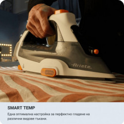 Ariete STEP UP 6190/00 vasaló, 2400 W, 0,32 l, kerámia vasalófelület, automatikus felemelés, öntisztító funkció, fekete/fehér