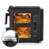 Ariete 4640/00 forró levegős sütő, 2460 W, 11 l, 2 kosár, 6 program, érintőképernyős kijelző, fekete