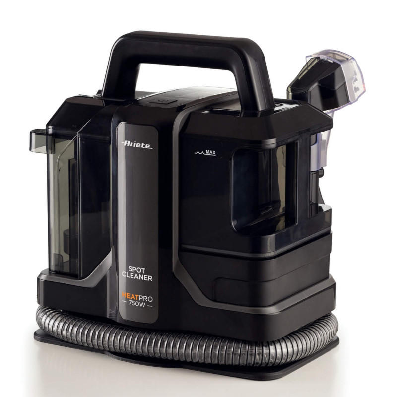 Aparat 5in1 pentru spalarea covoarelor si tapiteriei Ariete Spot Cleaner Heat Pro 2482/00, 1800 W, Accesorii, Нegru