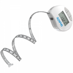 Banda de masurare inteligenta pentru corp RENPHO BMF01 PEU-RF-BMF01-WH, 150 cm, Ecran LCD, Bluetooth, Alb