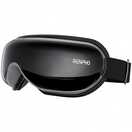 RENPHO EYERIS 1 PEU-RF-EM001-BK szemmasszírozó, 6 üzemmód, légkompresszió, 3 fűtési fokozat, Bluetooth, fekete