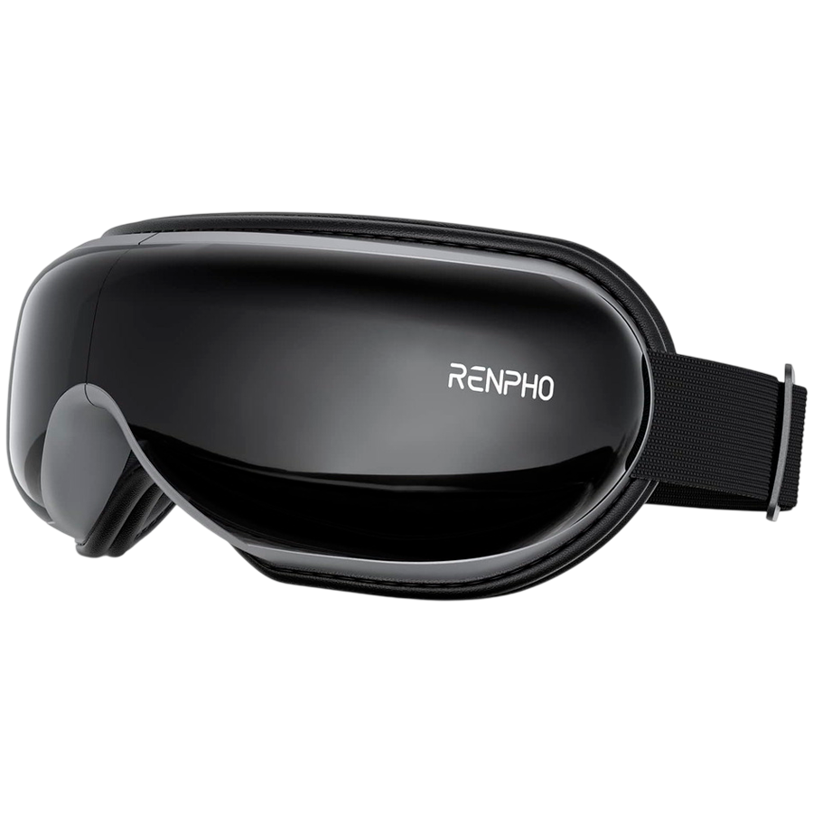 Масажор за очи RENPHO EYERIS 1 PEU-RF-EM001-BK, 6 режима, Въздушна компресия, 3 степени на нагряване, Bluetooth, Черен