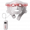 LED маска за лице RENPHO Artemis Blush PEU-E100B-1, Светлинна терапия, 5 степени на интензивност, Таймер, Бял/розов