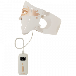 RENPHO Artemis Blush PEU-E100B-1 LED Face Mask, Light Therapy, 5 Intensity Levels, Timer, White/Pink