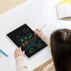 Таблет за писане и рисуване Xiaomi BHR7278GL, 13.5″, Цветни линии, Магнитен стилус, LCD екран, Бял