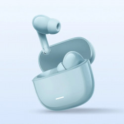 Xiaomi Redmi Buds 8 Lite M2539E1 fülhallgató, 7 óra, Bluetooth 5.4, akár 42 dB-es aktív zajszűrés (ANC), AI-alapú zajszűrés, titánmembrános hangszóró, IP54, világoskék