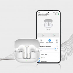 Ακουστικά Xiaomi Buds 5 Pro M2437E1, 8 ώρες, BT 5.4, ANC έως 55 dB, aptX Lossless, Hi-Res Audio, IP54, Μαύρο