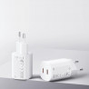 Зарядно устройство Xiaomi Nano Turbo Charging Power Adapter (2-Port) MDY-19-EG, PD 45W, QC 3.0, Множество защити, Бял