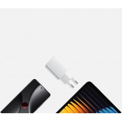 Incarcator Xiaomi Nano Turbo Charging Power Adapter (2 porturi) MDY-19-EG, PD 45 W, QC 3.0, Multiple protectii, Alb
