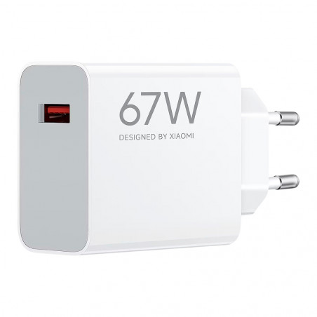 Xiaomi HyperCharge MDY-12-EH töltő, PD 67 W, QC 3.0, számos védelmi funkció, fehér
