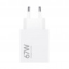 Incarcator Xiaomi HyperCharge MDY-12-EH, PD 67 W, QC 3.0, Protectii multiple, Alb
