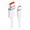 Кабел за зареждане Xiaomi 40032, PD, 1 метър, 6 A, Type-A към Type-C, Бял