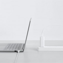 Xiaomi 40032 töltőkábel, PD, 1 méter, 6 A, Type-A – Type-C, fehér
