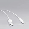 Xiaomi K43220 töltőkábel, 1 méter, 3 A, Type-A – Type-C, USB 2.0, fehér