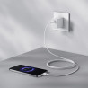 Καλώδιο φόρτισης Xiaomi K43220, 1 μέτρο, 3 A, Type-A προς Type-C, USB 2.0, Λευκό