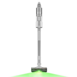 Levoit VortexIQ LSV-V221-VEU Upright Vacuum Cleaner, 210W, 0.85 L, 50 min, 3 power settings, NeoSight™ brush with green light, 5-stage HEPA filter, 180° head, White/Silver