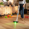 Levoit VortexIQ LSV-V221-VEU Upright Vacuum Cleaner, 210W, 0.85 L, 50 min, 3 power settings, NeoSight™ brush with green light, 5-stage HEPA filter, 180° head, White/Silver