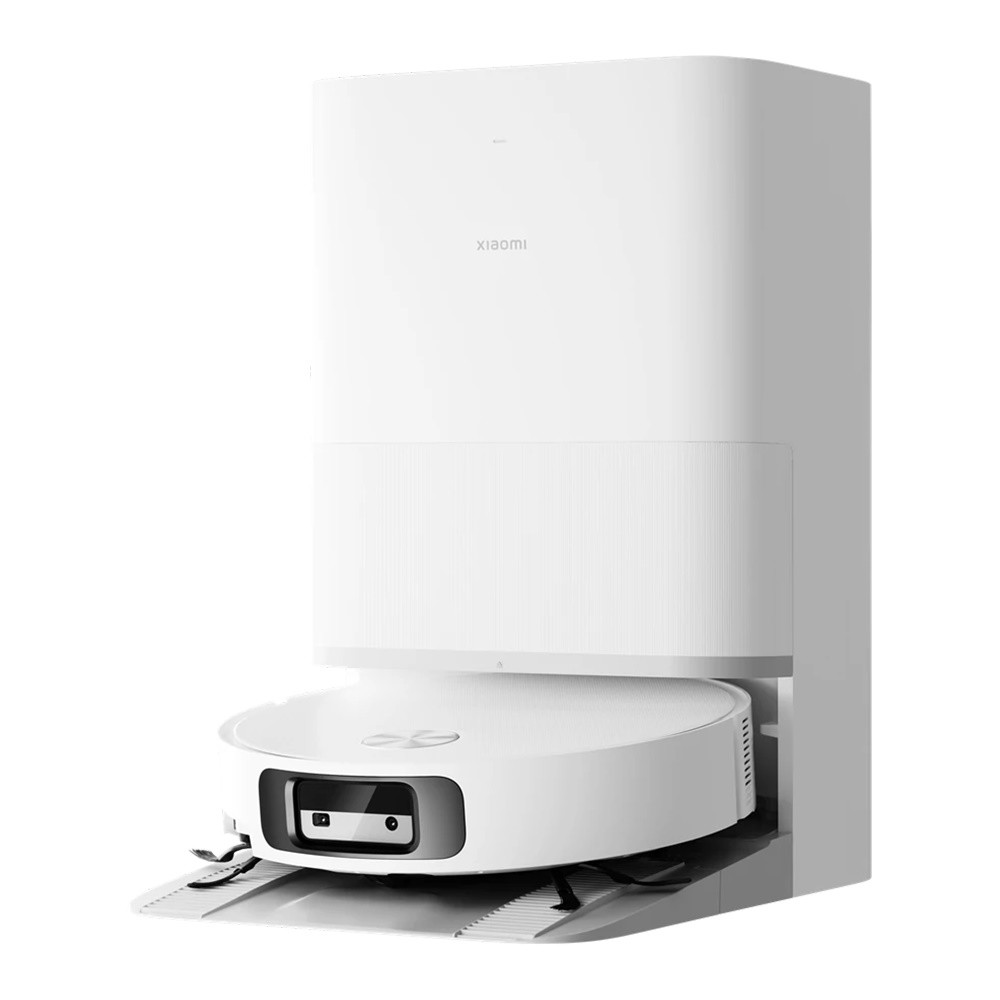 Прахосмукачка робот Xiaomi Robot Vacuum 6 EU PV32GL, 30000 Pa, Сухо и мокро почистване, Ролков моп, AI разпознаване, LDS навигация, Станция Omni, Гореща вода 80°C ...