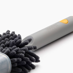 Четка за прах 3в1 Joseph Joseph CleanTech™ 6500013, 53х8х4 см, Фина и влакнеста повърхност, Отвор за окачване, Бежов
